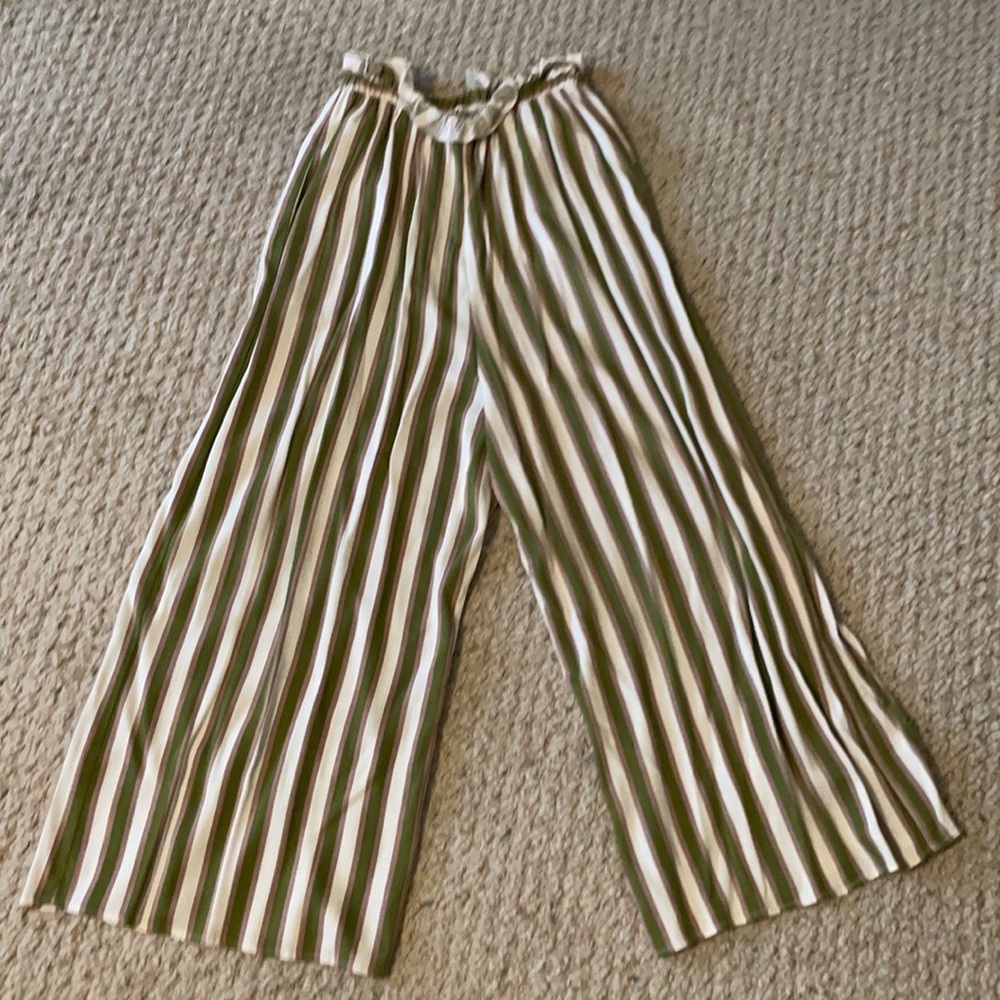 Mumu striped cropped pants